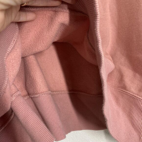 San Diego Padres Sweatshirt Womens XL Pink MLB Baseball Nike Swoosh Sleeve Crop - Picture 12 of 16